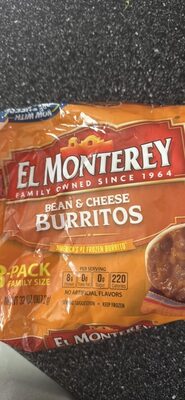 Bean & Cheese Burritos, Bean & Cheese