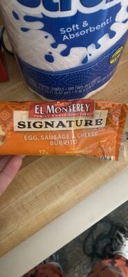 Egg, Sausage & Cheese Burrito, Egg, Sausage & Cheese