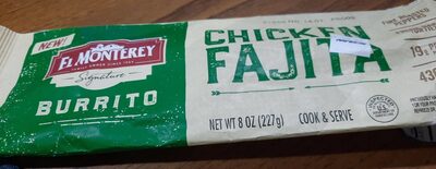 Chicken Fajita Burrito, Chicken Fajita
