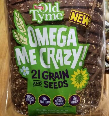 Omega Me Crazy! 21 Grain And Seeds Bread