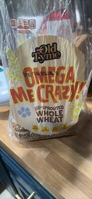 Omega Me Crazy! 100% Sprouted Whole Wheat Bread