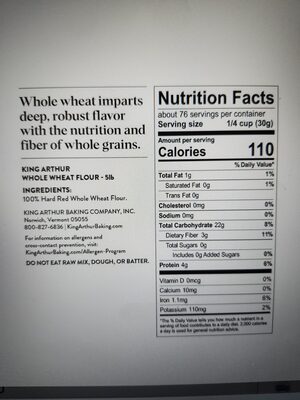 100% Whole Grain Sprouted Wheat Flour