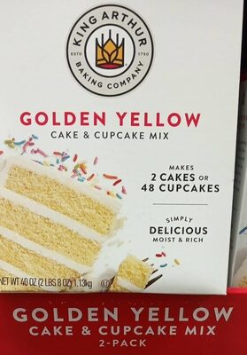 Golden Yellow Cake & Cupcake Mix, Golden Yellow