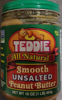 All Natural Smooth Unsalted Peanut Butter