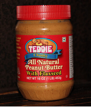 Peanut Butter With Flaxseed, Chunky