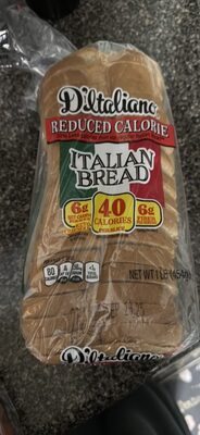 Italian Reduced Calorie Bread, Italian