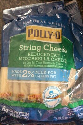 Reduced Fat Mozzarella Natural String Cheese