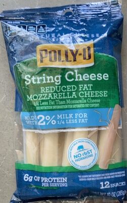 Reduced Fat Mozzarella Natural String Cheese Snacks