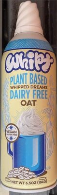Whipped Dreams Plant Based Dairy Free Oat, Whipped Dreams