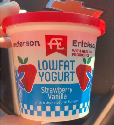 Strawberry Vanilla Lowfat Yogurt, Strawberry Vanilla