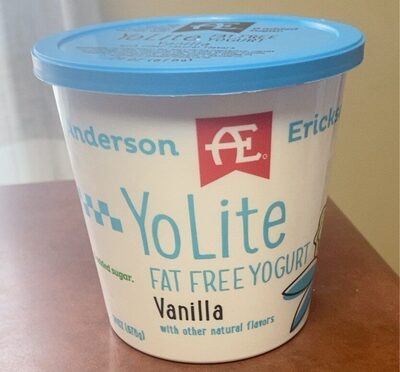 Vanilla Yo Lite Fat Free Yogurt, Vanilla