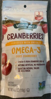 Omega-3 Dried Cranberries