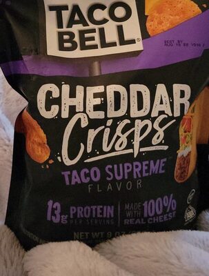 Taco Supreme Flavor Cheddar Crisps, Taco Supreme