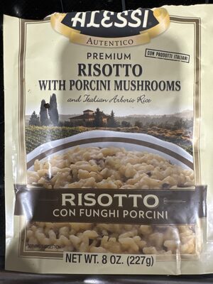 Premium Risotto With Porcini Mushrooms
