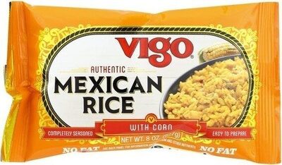 Authentic Mexican With Corn Rice