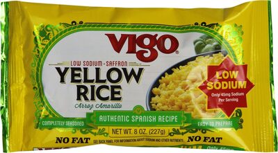 Low Sodium Saffron Yellow Rice