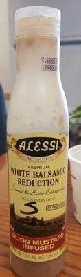 Dijon Mustard Infused Premium White Balsamic Reduction, Dijon Mustard Infused