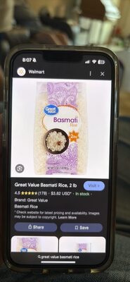 Naturally Aromatic Imported Basmati Rice