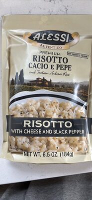 Risotto With Cheese And Black Pepper, Cheese And Black Pepper