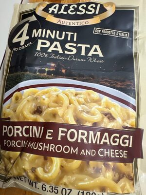 Porcini Mushroom And Cheese Pasta, Mushroom; Cheese