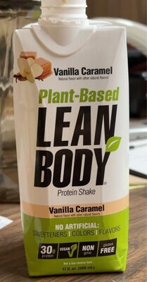 Vanilla Caramel Flavor Plant-Based Protein Shake, Vanilla Caramel