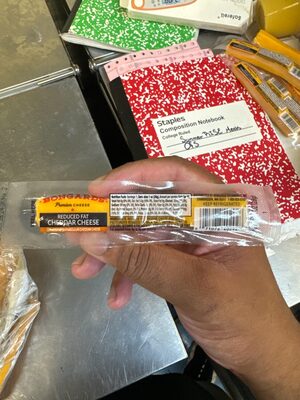 Bongards Reduced Fat Cheddar Stick - 1 oz