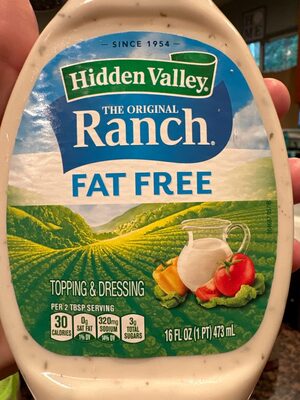 Fat Free Original Ranch Topping & Dressing, Fat Free Original Ranch