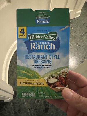 Salad Dressing & Seasoning Mix, Buttermilk Recipe