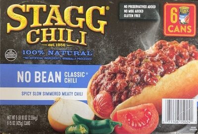 Classic Spicy Slow Simmered Meaty Chili No Beans, Classic