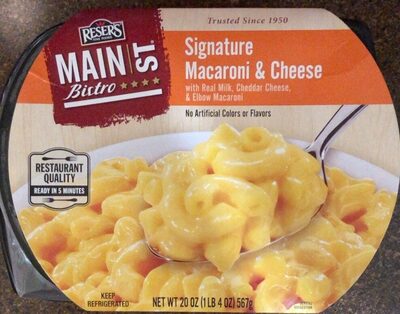 Signature Macaroni & Cheese With Real Milk, Cheddar Cheese, & Elbow Macaroni, Signature