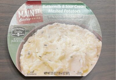 Buttermilk & Sour Cream Mashed Potatoes, Buttermilk & Sour Cream