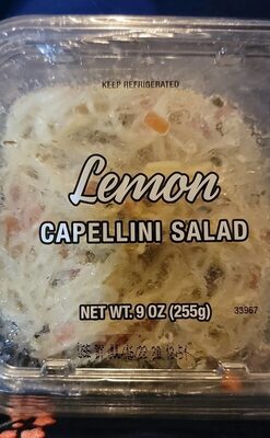 Lemon Capellini Salad, Lemon