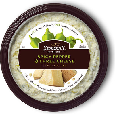 Spicy Pepper & Three Cheese Premium Dip, Spicy Pepper & Three Cheese