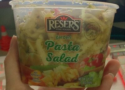 Garden Pasta Salad With Peppers, Carrots And Shredded Cheeses, Garden Pasta