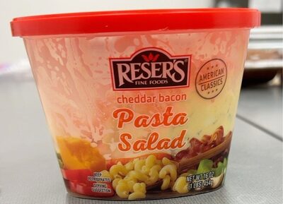 Cheddar Bacon Pasta Salad, Cheddar Bacon Pasta