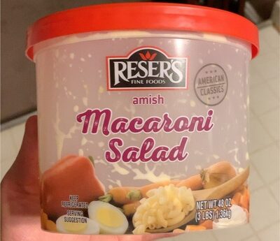 Amish Macaroni Salad, Amish Macaroni