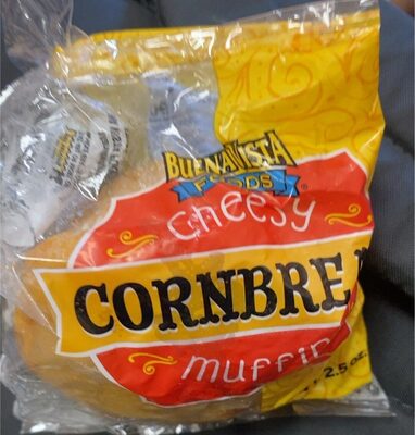 Whole Grain Cheesy Cornbread Muffin