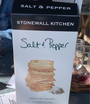 Salt & Pepper Down East Crackers, Salt; Pepper