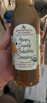 Organic Honey Orange Balsamic Dressing, Honey; Orange
