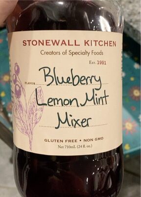 Blueberry Lemon Mint Mixer, Blueberry Lemon Mint
