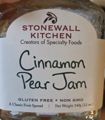 Cinnamon Pear Jam, Cinnamon; Pear