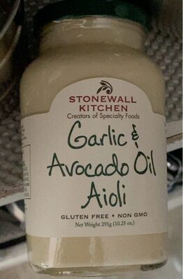 Garlic & Avocado Oil Aioli, Garlic; Avocado Oil