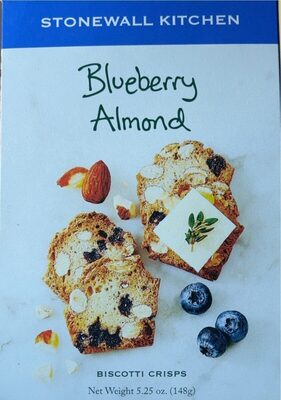 Blueberry Almond Biscotti Crisps, Blueberry Almond