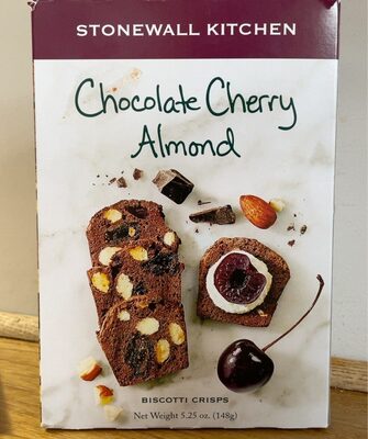 Chocolate Cherry Almond Biscotti Crisps, Chocolate Cherry Almond