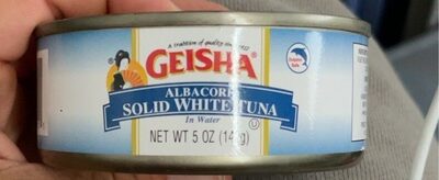 Albacore Solid White In Water Tuna 