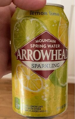 Lemon Lime Flavor Sparkling Mountain Spring Water, Lemon Lime