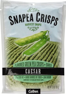 Light & Creamy Caesar Green Pea Snack Crisps, Light & Creamy Caesar