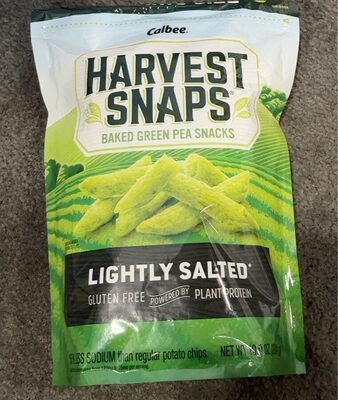 Green Pea Snack Crisps, Lightly Salted, Lightly Salted