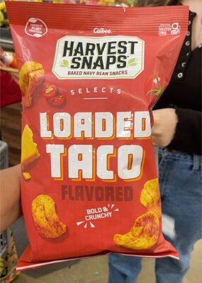 Loaded Taco Baked Navy Bean Snacks, Loaded Taco