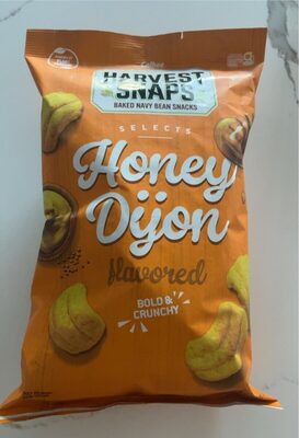 Honey Dijon Baked Navy Bean Snacks, Honey Dijon